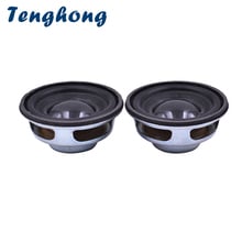 Tenghong 2pcs 45MM Full Range Speaker 4Ohm 3W Portable Audio Speaker Unit For Home Theater Sound Music Bluetooth Loudspeaker DIY 2024 - buy cheap