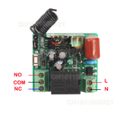 Interruptores de iluminação com controle remoto ac220v 1ch, interruptores com lâmpada led, controle remoto 4 receptores 2 transmissores 315/433 aprender código - compare preços