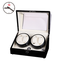 High-end 4+0 Type 5 Modes Watch Winder box Glossy Wooden 4 seats Watch Winder 2024 - buy cheap