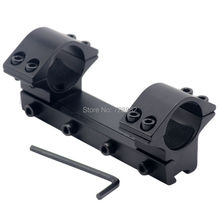 1" 25.4mm Low Profile Dovetail Rail Scope Mounts Dual Rings fit 11mm Dovetail Rail Hunting Accessories 2024 - buy cheap