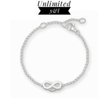 Forever Love Basic Chain Link Bracelets with Carrier 925 Sterling Silver Fashion Charm Bangle Jewelry for Women Men Accessories 2024 - buy cheap