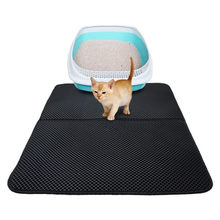 Pet Cat Litter Mat Waterproof EVA Double Layer Cat Litter Trapper Mats Portable Bottom Non-slip Pet Litter Cat Mat kattenmand 2024 - buy cheap