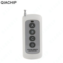 QIACHIP 433Mhz Wireless RF Remote Control Switch 4 CH Button For Factory Farm Motor Starter Water Pump Garage Opener Door 2024 - buy cheap