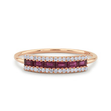 Hainon elegante Zirconia cúbica anillo de las mujeres oro rosa/plata anillos Color cristal boda compromiso promesa anillos joyería 2024 - compra barato