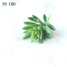 YO CHO 3PCS Artificial Snow Lotus Succulents Cheap Plants For Garden Home Bar Decoration DIY Indoor Fake Mini Succulent Leaf 2024 - buy cheap