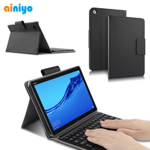 Capa protetora para tablet huawei com bluetooth, para mediapad m5 lite 10, 10 polegadas, couro sintético, proteção para tablet 2024 - compre barato