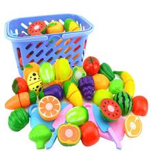 23 Sets Of Play House Toys Fruit Cut Children's Simulation Kitchen Toy Set Parent-child Interactive Educational Toys 2024 - buy cheap