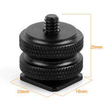 100pcs 3/8 inch 3/8" Tripod Screw to Flash Hot Shoe Adapter 2024 - buy cheap