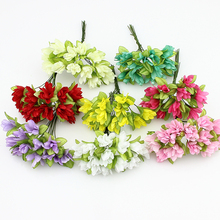1.5cm  Fabirc Artificial Cherry blossoms flowers for Wedding Decoration/silk Flowers for Wreath Scrapbooking (144pcs/lot) 2024 - buy cheap