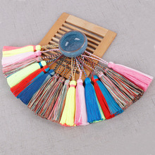 Long 18cm Fashion Tassel Fringe Charms Cotton Tassel for DIY Hairpin Jewelry Making Accessories Women Bag Hanging Pendant 2024 - buy cheap