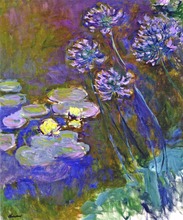 100% pintura a óleo para paisagem artesanal, reprodução em tela de linho, c/claude monet, frete grátis dhl 2024 - compre barato