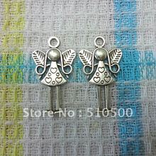 Pingente charmoso de prata tibetano, pingente com pingente de liga de zinco, acessórios de joias de moda diy com 120 peças 2024 - compre barato