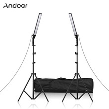 Andoer-Kit de iluminación LED para fotografía, 90 unidades, 24W, cuentas, regulable, soporte de luz ajustable para vídeo, retratos, fotografía de la vida 2024 - compra barato