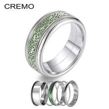 Cremo Rings For Women Spring Interchangeable Inner Ring Accessories Wedding BandStainless Steel Ring Girl Gift 2024 - buy cheap