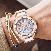 Часы из розового золота, женские часы 2018, женские часы из цельной стали, женские часы, дамские наручные часы, женские часы 2024 - купить недорого