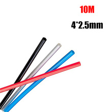 10 Meter 4*2.5mm Air Tubing Pneumatic Pipe Tube Hose PU Air Gas Pipe Hose Transparent Blue Red Black 2024 - buy cheap