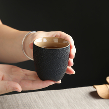 TANGPIN черная глиняная посуда керамическая чайная чашка из фарфора, домашняя китайская чашка кунг-фу, 150 мл 2024 - купить недорого