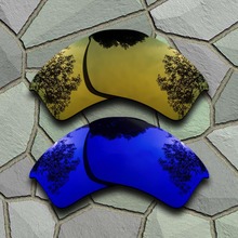 Lentes de repuesto polarizadas para gafas de sol, color amarillo, dorado y violeta, azul, para chaqueta media, 2,0 XL 2024 - compra barato