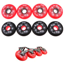 4 peças patins roller hockey fitness skate roda de substituição 84a 72mm/76mm/80mm 2024 - compre barato