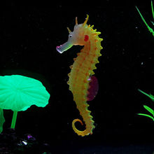 Glowing Luminous Effect Sea Horse Hippocampus Aquarium Artificial Fish Tank Ornament 2024 - buy cheap