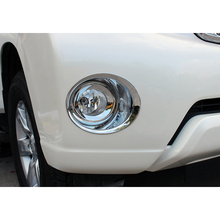 Accessories For Toyota Land Cruiser 150 Prado FJ150 2010-2016 Front Fog Lamp Cover Light Overlay Trim Chrome Car-Styling 2Pcs 2024 - buy cheap