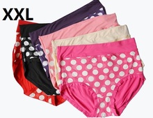 Women sexy lingerie women underwear bamboo fiber panties plus size briefs XXL Dot print knickers 10pcs/lot excellent quality 2024 - buy cheap