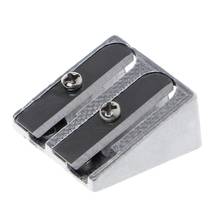 Metal Pencil Sharpener Bevelled Double Hole Pencil Sharpener School Office Cute Stationery 2024 - buy cheap