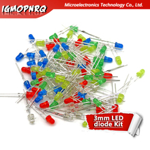 5Colors*20PCS=100PCS 3mm LED diode Light Assorted Kit Red Green Yellow Blue White Mixed Color light LED MIX 2024 - buy cheap