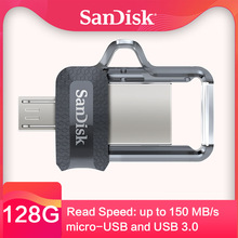 Sandisk SDDD3 PenDrive USB3.0 Extreme high speed 150M/S Dual OTG usb Flash Drive 128GB 256GB 32GB 16GB Pen Drive 64GB Genuine 2024 - buy cheap