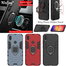 Phone Holder Finger Ring For Xiaomi Redmi Note 7 Pro Case Magnet Armor Cover on the Redmi Note 7 Pro Phone Case Redmi Note 7 2024 - buy cheap