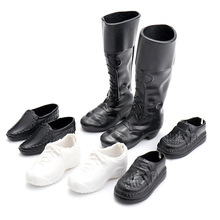 NK-Juego de 4 par/set de botas de moda para muñeca, zapatos de tacón, sandalias para muñecas Ken, accesorios para muñecas de alta calidad, juguete para bebé DZ 2024 - compra barato