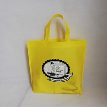 Wholesale 500pcs/lot Promotional Gift Shopping Bag Custom Logo Printing Reusables Non Woven Grocery Tote Bags for Trade Show 2024 - buy cheap