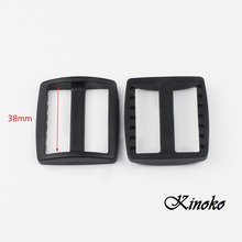 100pcs/pack 1-1/2" Plastic Black Slider Tri Glide Adjust Buckles For Dog Collar Harness  Straps Webbing 38mm #MB0075 2024 - buy cheap