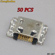 ChengHaoRan 50pcs micro mini USB charger Charging Port connector for Samsung GALAXY J1 J100 J110 J5 J500 J5008 J500F J7 J700 2024 - buy cheap