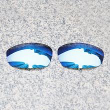 E.O.S Reforçada Polarizada Lentes de Reposição para óculos Oakley Polarizada Espelho de Sol de Split Jacket-Azul De Gelo 2024 - compre barato