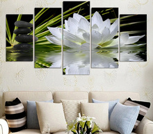 ArtSailing HD Printed Lotus and Stones Painting Canvas Print room decor print poster picture canvas Free shipping/ny-4189 2024 - buy cheap
