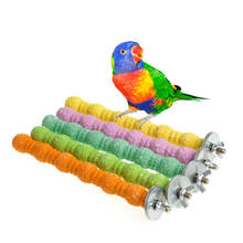 16 см птица игрушки клиб жевательный попугай шлифовальный стенд перчи клетка Cockatiel Parakeet-Y102 2024 - купить недорого
