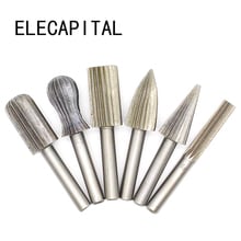 6pcs Woodworking Wood Drill Bit Set High-speed Milling Cutter Carving Tools Dremel HSS Rotary Woodcarving Tool Micro 2024 - buy cheap