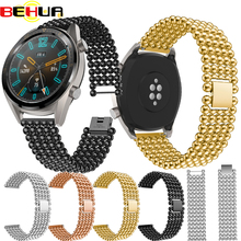 Five Bead Style Bracelet Watchband for Huawei watch GT Replacement strap For Samsung Galaxy Watch 46mm Gear S3 band wirstband 2024 - buy cheap