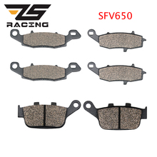 ZS Racing Semi-Metal Motorcycle Disc Brake Pads Set For Suzuki SFV650 2009 2010 2011 2012 2013 2014 Front and Rear Brake Pads 2024 - buy cheap