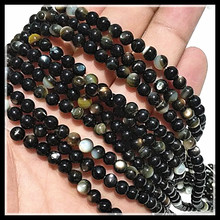 80pcs black shell beads strings nature shell beads size 5mm freshwater mother of perarl round ball shape top fashion findings 2024 - buy cheap