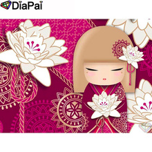 DIAPAI 100% Full Square/Round Drill 5D DIY Diamond Painting "Cartoon girl" Diamond Embroidery Cross Stitch 3D Decor A19609 2024 - buy cheap