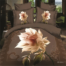 Luxo 3d jogo de cama king size tecer beleza consolador capa cama conjunto folha fronha rosa vermelha flor têxtil grosso 2024 - compre barato