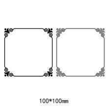 Square Lacework Frame Metal Cutting Dies for DIY Scrapbook Paper Cut Dies Handmade Paper Frames and Covers Stamps Die 10*10cm 2024 - buy cheap