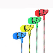 1Pcs Fashion Sport Earphone Wired Super Bass 3.5mm Crack Earbud with Microphone Hands Free Headset for Samsung MP3 MP4 Latest 2024 - buy cheap
