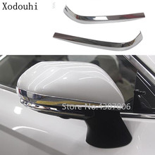 Back Rear View Rearview Side Mirror Cover Stick Trim Frame Hood Eyebrow 2pcs For Toyota New Camry XV70 2017 2018 2019 2020 2021 2024 - buy cheap