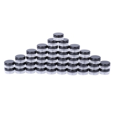 50Pcs Make Up Jar Cosmetic Sample Empty Container Plastic Round Lid Small Bottle 2024 - buy cheap