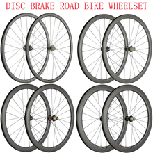 30/40/45/55mm Disc Brake Road Bike Clincher Carbon Wheelset Cyclocross Wheels Tubular Carbon Wheel Novatec Hub 2024 - buy cheap