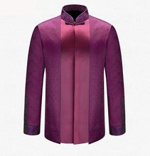 APEC Tang Suit Brand New Purple Chinese Traditional Men's Mandarin Collar Leader Costume Jackets Coats M L XL XXL XXXL YZT1209 2024 - buy cheap