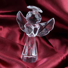 Brindes de lembranças figuras de anjo em vidro esculpido para casamento 2024 - compre barato
